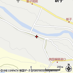 奈良県吉野郡吉野町新子164周辺の地図