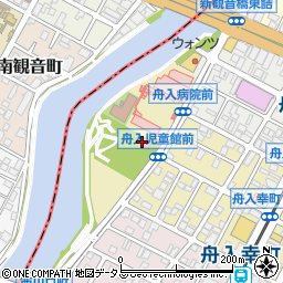 広島市立　舟入児童館周辺の地図