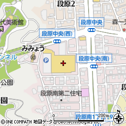 ブックオフ　スーパーバザー広島段原周辺の地図