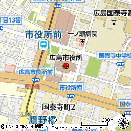 広島銀行広島市役所支店周辺の地図