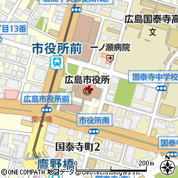 広島市役所　市民局男女共同参画課周辺の地図