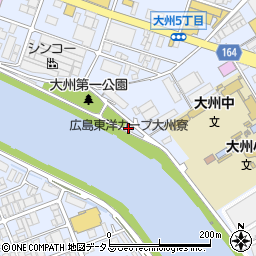 広島東洋カープ大州寮周辺の地図