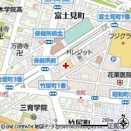広島県広島市中区宝町5周辺の地図