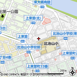 広島県広島市南区上東雲町9-10周辺の地図