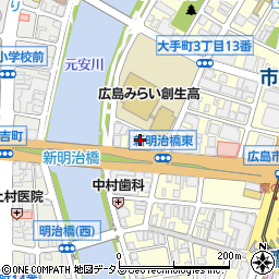 広島県広島市中区大手町4丁目5周辺の地図