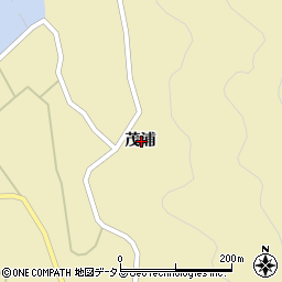 香川県丸亀市広島町茂浦周辺の地図