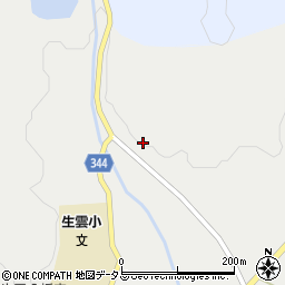 山口県山口市阿東生雲中230-4周辺の地図