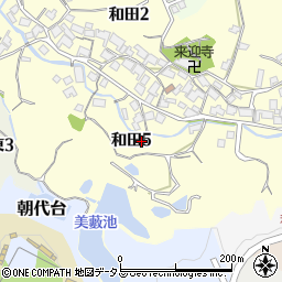 大阪府泉南郡熊取町和田5丁目3601周辺の地図