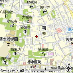 鞆中央公園周辺の地図