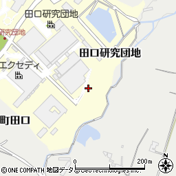 広島県東広島市田口研究団地5周辺の地図