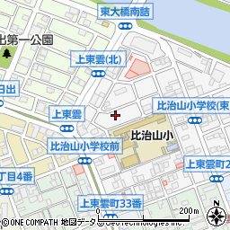 広島県広島市南区上東雲町9-21周辺の地図