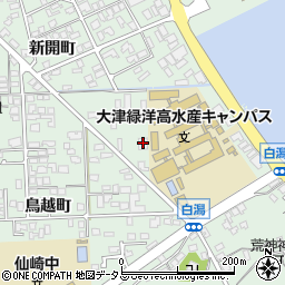 防長交通株式会社　仙崎出張所貸切・路線バス受付案内周辺の地図