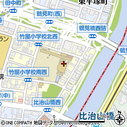 広島市立　竹屋児童館周辺の地図