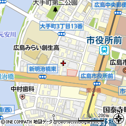 広島県広島市中区大手町4丁目6-31周辺の地図