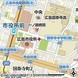 株式会社チクマ　広島駐在員事務所周辺の地図