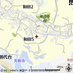 大阪府泉南郡熊取町和田5丁目3572周辺の地図