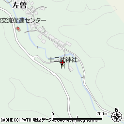 奈良県吉野郡吉野町左曽127-1周辺の地図