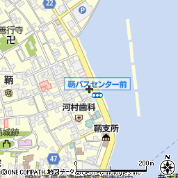 鞆の浦観光情報センター周辺の地図
