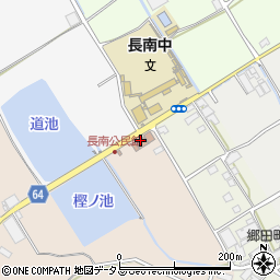 泉佐野市立長南公民館図書室周辺の地図