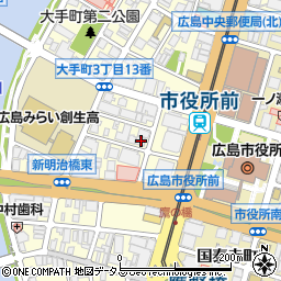 新日本補聴器株式会社　新日本補聴器センター　広島店周辺の地図