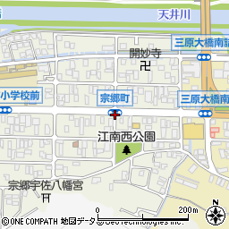 宗郷町周辺の地図