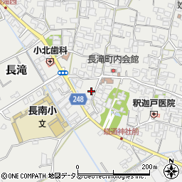 大阪府泉佐野市長滝831-10周辺の地図