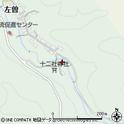 奈良県吉野郡吉野町左曽123周辺の地図