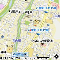広島県広島市佐伯区八幡東周辺の地図