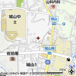 広島県広島市佐伯区城山1丁目6周辺の地図