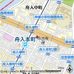アサヒ広島舟入店周辺の地図