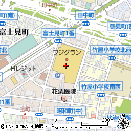 広島県広島市中区宝町2周辺の地図
