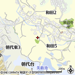 大阪府泉南郡熊取町和田5丁目3662周辺の地図