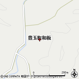長崎県対馬市豊玉町和板周辺の地図