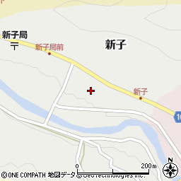 奈良県吉野郡吉野町新子419周辺の地図