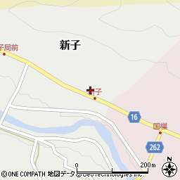 奈良県吉野郡吉野町新子461周辺の地図