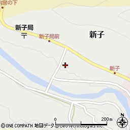 奈良県吉野郡吉野町新子384周辺の地図
