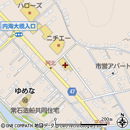 コメリハード＆グリーン沼隈店周辺の地図