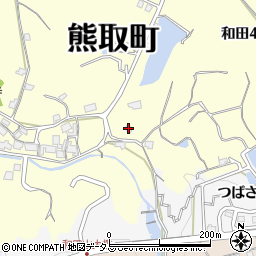 大阪府泉南郡熊取町和田4丁目3323周辺の地図