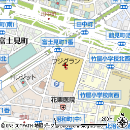 ワイズロード　広島店周辺の地図