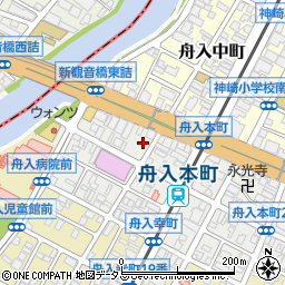 Ｄａｉｍｕ舟入本町周辺の地図