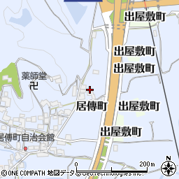 奈良県五條市居傳町1324周辺の地図
