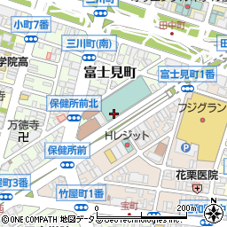 ヒルトン広島 オールデイダイニング モザイク 周辺の地図