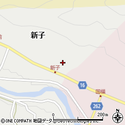 奈良県吉野郡吉野町新子479周辺の地図