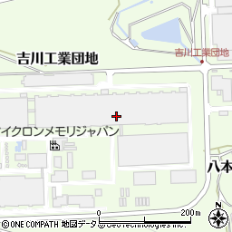 広島県東広島市吉川工業団地周辺の地図