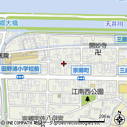 広島県三原市宗郷周辺の地図