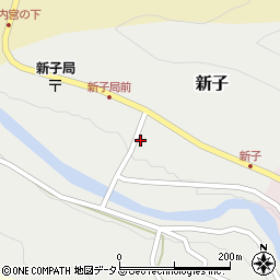 奈良県吉野郡吉野町新子382周辺の地図