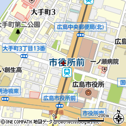 リトルマーメイド広島市役所前店周辺の地図