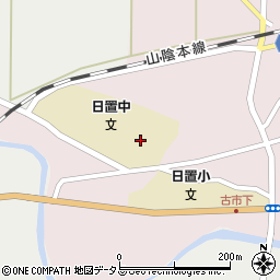 長門市立日置中学校周辺の地図