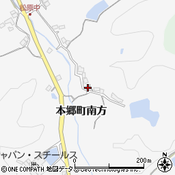 広島県三原市本郷町南方1313周辺の地図