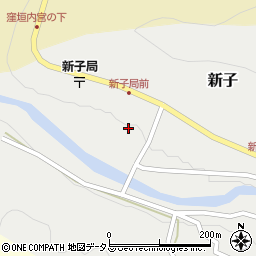 奈良県吉野郡吉野町新子345周辺の地図